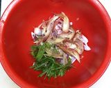 イカ下足の香味野菜ポン酢作り方6写真