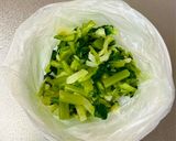 簡単！小松菜と白菜の胡麻味噌和え作り方1写真