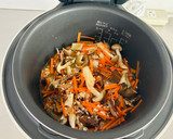 サンマ缶ときのこの炊き込みご飯作り方6写真