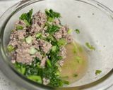 カブとひき肉の和風ドレッシング蒸し作り方4写真