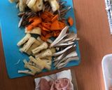 鶏肉まいたけにんじんごぼう炊き込みご飯作り方1写真