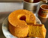 パンプキンシフォン＊かぼちゃフレーク②ふんわり作り方22写真