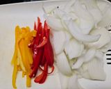 砂ずりとシャキシャキ野菜のスパイシー炒め作り方2写真