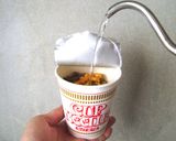 カップヌードルで作る海苔作り方1写真