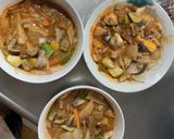 肉無チクワバーベキュー親子丼味野菜炒め作り方17写真