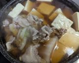 余ったすき焼きのタレで！肉豆腐♪作り方4写真