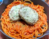チーズナポリタンハンバーグ作り方15写真