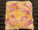 ベーコンエッグのサクサクとろ〜りチーズトースト作り方4写真