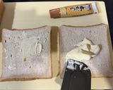 甘いホットサンド風ベーコンタマゴサンド作り方5写真