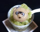 かわいい白玉のせ*抹茶フラッペ作り方17写真