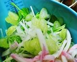 セロリ香しい大根とカマボコのサラダ作り方5写真
