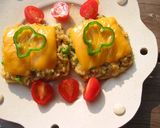お揚げｄｅ焼きチーズＴＫＧ～カレー風味☆作り方3写真
