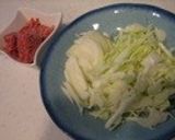 我が家のあっさり挽肉入り和風オムライス♬作り方1写真