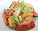 【手抜き料理！厚揚げとさつま揚げじゃが】作り方3写真