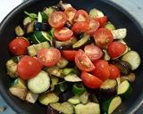 夏野菜のトマトパスタ　基本のトマトソース作り方6写真