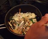 たっぷり野菜と豚肉のめんたい和え作り方4写真