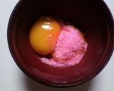 オレンジ色のお花＆トマップル作り方1写真