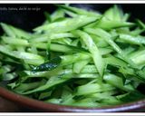 きゅうりたっぷり肉味噌冷麺作り方1写真