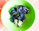 金針菜と甲イカの中華塩炒め作り方1写真
