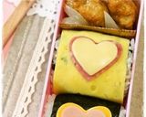 ＊キャラ弁＊　バレンタインにWハート♥作り方6写真