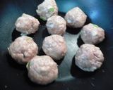 肉だんごのみそだれケチャップあんかけ作り方3写真