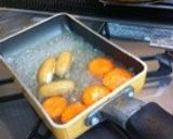お弁当に♪型抜きにんじん＋チーズ作り方3写真