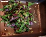 金時草(きんじそう)と青さの卵焼き作り方3写真