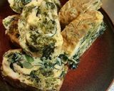 金時草(きんじそう)と青さの卵焼き作り方5写真