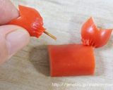 ウインナーのカニさん☆キャラ弁やお弁当に作り方5写真
