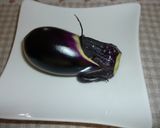 まるごと茄子の油炒め作り方1写真