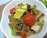 トマトとアボカド入り　あっさり系牛丼作り方8写真