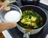 簡単　豆腐とほうれん草のとろ～りあん作り方6写真