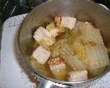 白菜と焼き豆腐のあっさり煮作り方3写真