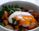 ✿鶏丼✿～温玉バター醤油♪作り方4写真