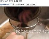 タコの辛子酢味噌♪(タコのさばき方)作り方12写真
