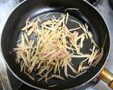 子どもが喜ぶ、ごぼうとベーコンのきんぴら作り方2写真