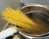 ネギと鶏肉の簡単パスタ作り方2写真