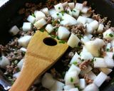 焼肉のたれで簡単★麻婆大根作り方3写真