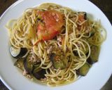 簡単☆なすとトマトのパスタ作り方6写真