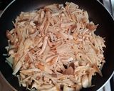 砂肝入り豆腐ハンバーグのきのこあんかけ作り方3写真