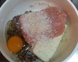 砂肝入り豆腐ハンバーグのきのこあんかけ作り方5写真