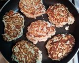 砂肝入り豆腐ハンバーグのきのこあんかけ作り方6写真