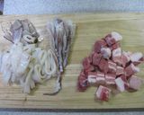 絶品❤豚肉とイカの煮込み作り方1写真