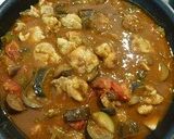 夏野菜カレー　夏野菜トマトソースを使って作り方5写真