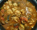 夏野菜カレー　夏野菜トマトソースを使って作り方5写真
