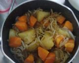 肉なしでもコク旨♡焼肉のたれで無水肉じゃが作り方5写真