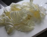 ∴　白菜だけのスープ　∴作り方1写真