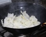 ∴　白菜だけのスープ　∴作り方3写真