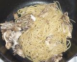 舞茸の和風パスタ❤レモンバター醤油風味✿作り方3写真