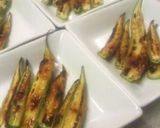 おくら☆の味噌チーズ焼き〜作り方4写真